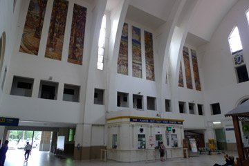 Singapore station - interior showing ticket office