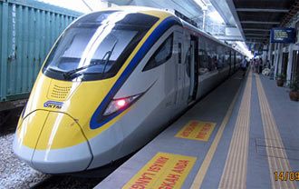 An air-conditioned Malaysian ETS train