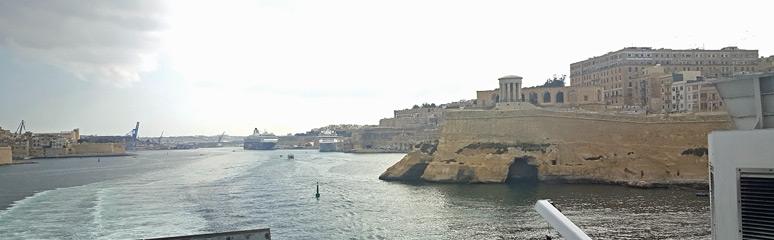 Ferry in Valetta Harbour