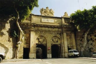 Valetta's Victoria Gate, Malta.