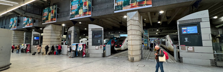Platforms at Paris Gare Montparnasse