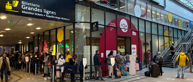 Ticket office at Paris Gare Montparnasse