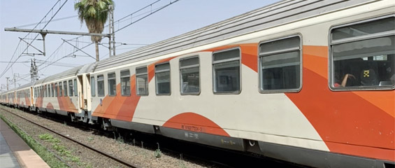 An Al Atlas train in Morocco