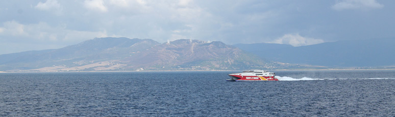 Coast of Africa on the Straits of Gibraltar