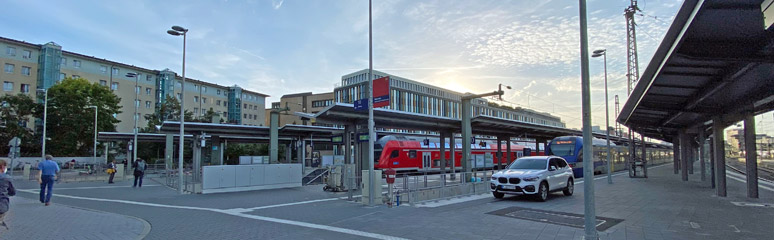 Platforms 5-10 at Munich Hauptbahnhof