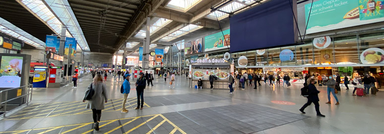 The concourse at Munich Hauptbahnhof