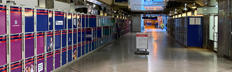 Luggage lockers at Munich Hauptbahnhof