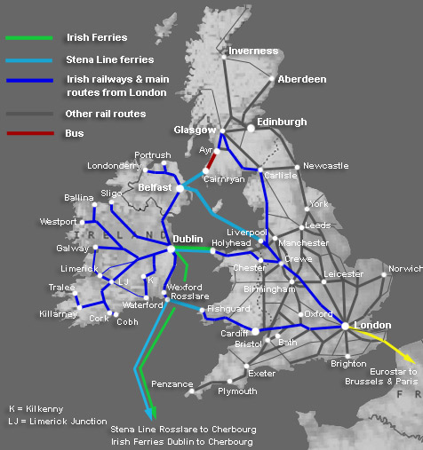 belfast to london travel options