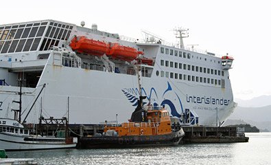 Interislander ferry "Kaitaki" at Picton