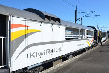 Viewing car, as used on the TranzAlpine train