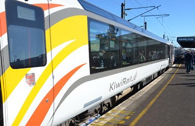 AK carriage, as used on the Christchurch to Greymouth TranzAlpine train