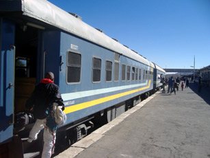 A Nambian Starline train at Windhoek