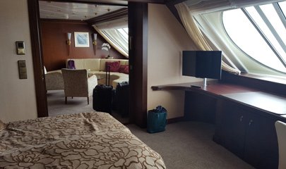 Kiel to Oslo ferry, Color Class suite