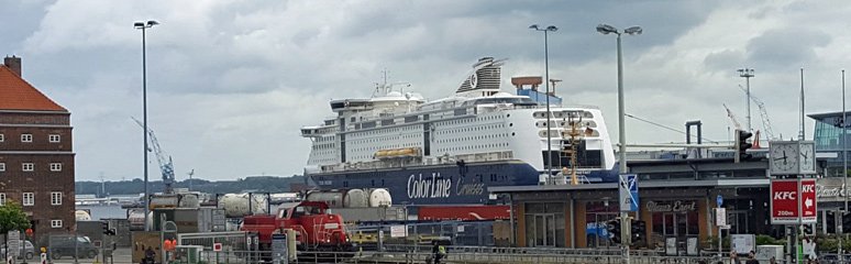 Germany to Oslo Color Line ferry at Kiel