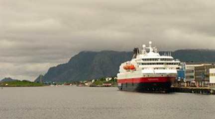 A Hurtigruten ferry