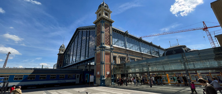 Looking back at the trainshed