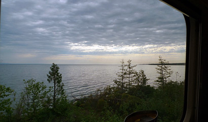 A lake over breakfast