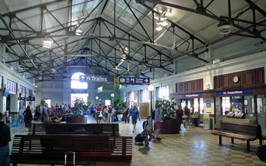 Inside Halifax station
