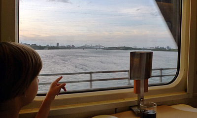 Crossing the St Lawrence river