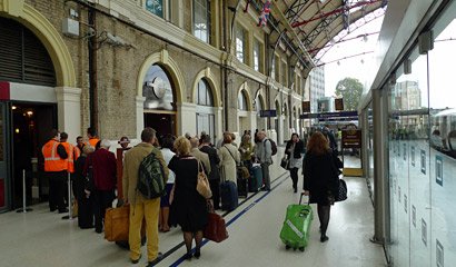 Checking in for the VSOE at Victoria.