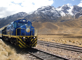 Andean Explorer train from Cusco to Puno