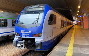 Intercity train at Krakow Glowny