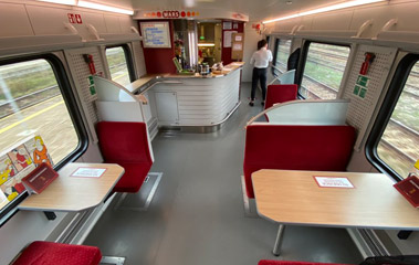 Intercity train bistro-bar