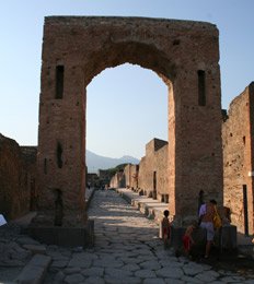 Archway in Pompeii