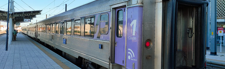 Portuguese Intercity train to Faro