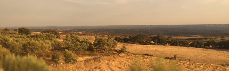 Scenery between Badajoz and Madrid