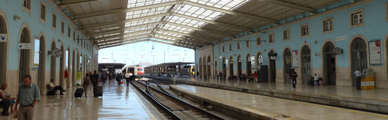 Lisbon Santa Apolonia station