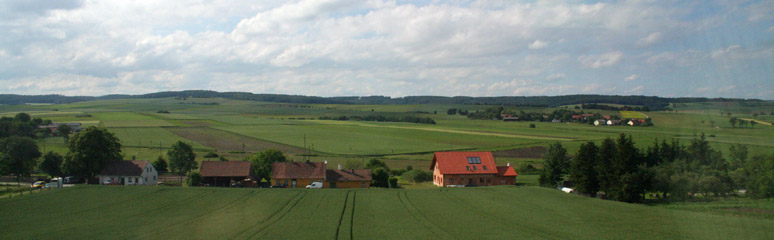 Scenery between Munich and Salzburg