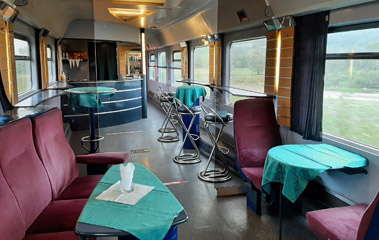 Couchette car on the Ister EuroNight train from Budapest to Bucharest