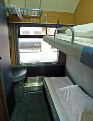 2-berth sleeper on the Ister