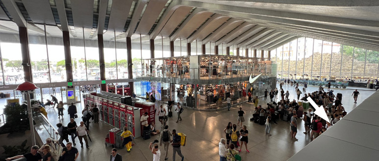 Rome Termini atrium