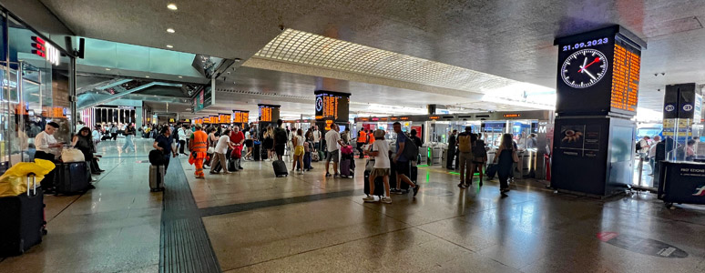 Rome Termini inner concourse