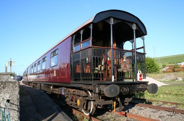 The Royal Scotsman's open air-viewing platform