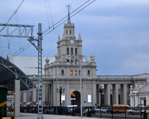 Brest station on the Belarus border.