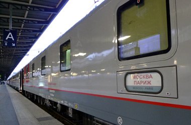One of Russian Railways new international sleeping-cars