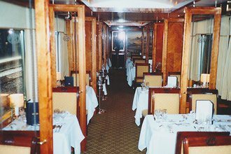 Blue Train restaurant car