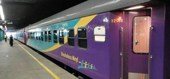 Shosholoza Meyl train from Johannesburg to Cape Town, seen at Jo'burg