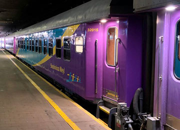 Shosholoza Meyl train from Johannesburg to Cape Town, seen at Jo'burg