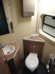 Sleeper toilet