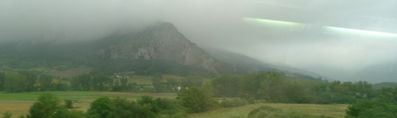 Scenery between San Sebastian & Barcelona