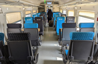 2nd class on Riyadh-Dammam train