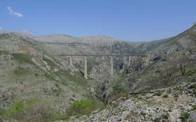 The Mala Rijeka viaduct