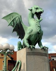 Ljubljana's Dragon Bridge