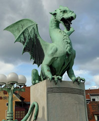 Ljubljana's Dragon Bridge