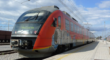 Train from Villa Opicina to Ljubljana
