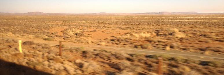 The train in Hex River Pass